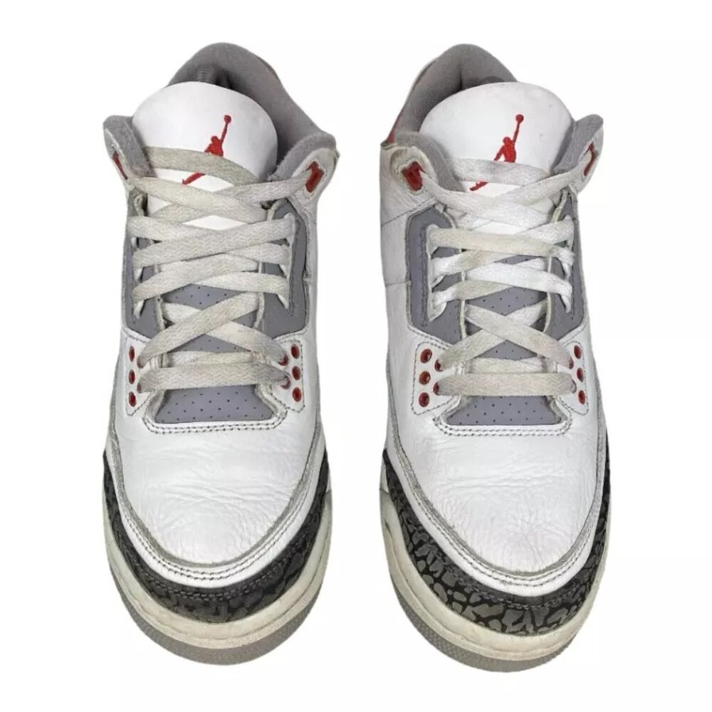 Nike Air Jordan 3 Retro OG Fire Red 2022 GS Athletic Shoes 7y 8.5W DM0967 160 - Picture 4 of 7